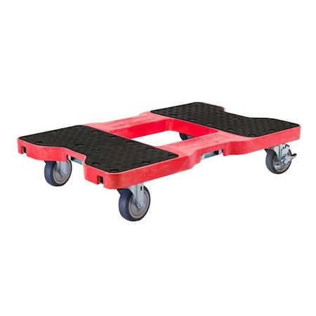 Snap-Loc Snap-Loc SL1200D4TR 1200 lbs Professional E-Track Dolly - Red SL1200D4TR